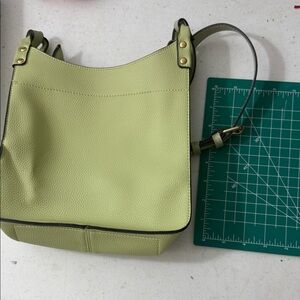 Elegant Green Leather Shoulder Bag